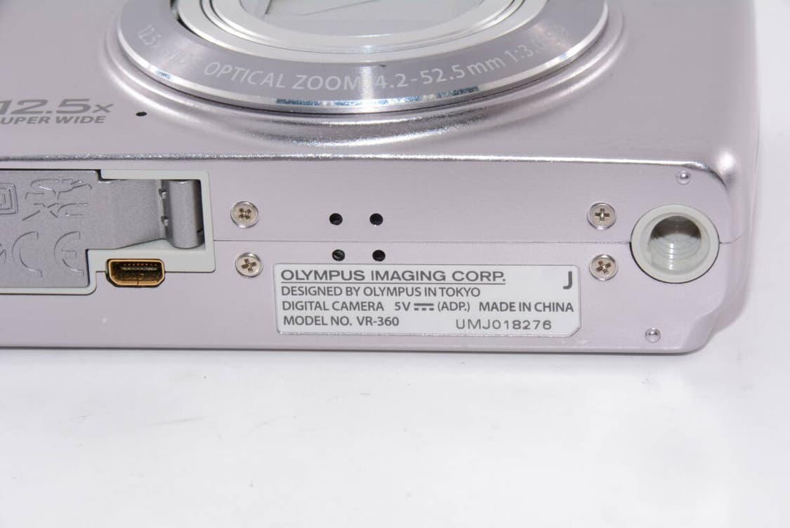 미품동작품) 올림푸스 VR 360 실버 빈티지 디카 디지털 카메라 상품이미지6