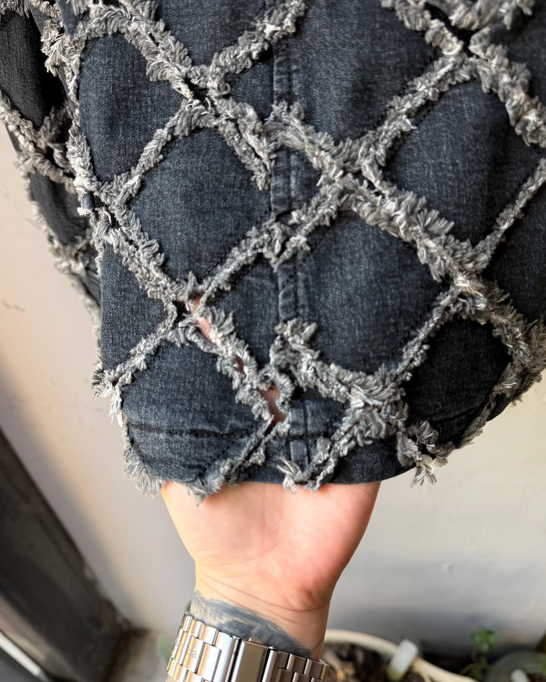 Patchwork mesh denim jacket JPN 상품이미지9