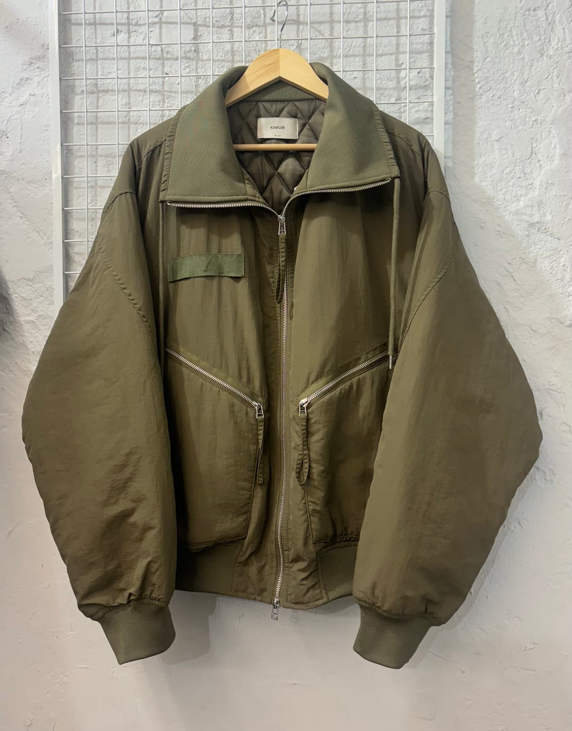 키뮤어 카키 페디드 MA-1 자켓 XL 상품이미지6