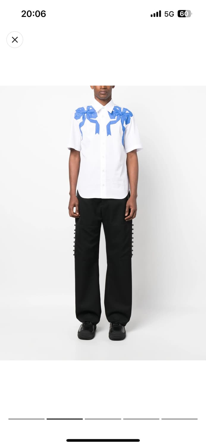 Stefan Cooke 리본 셔츠 m 상품이미지2