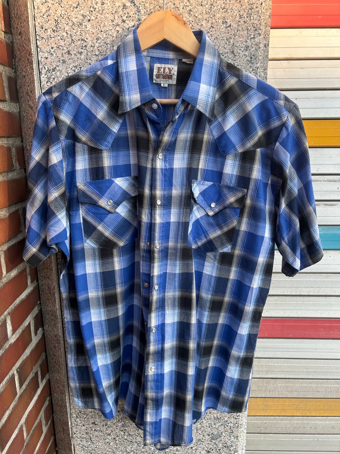 90‘s ELY cattleman western shirts 상품이미지1