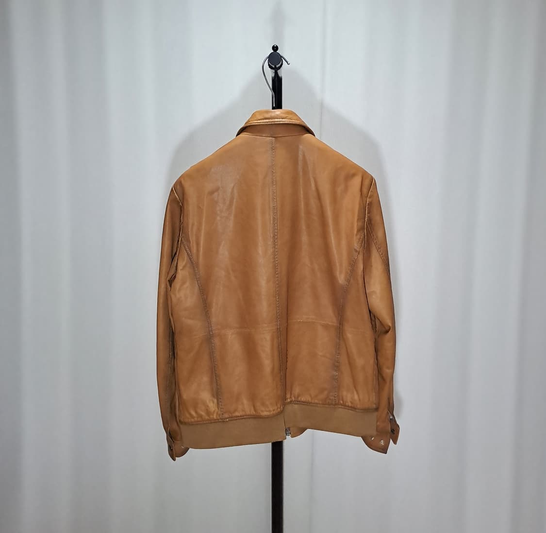 (택포) 오일워싱 양가죽 블루종 95 B413 상품이미지5