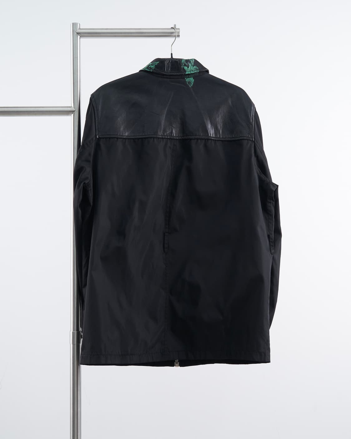 Prada 나일론 레더 트리밍 드리즐러 자켓 상품이미지2