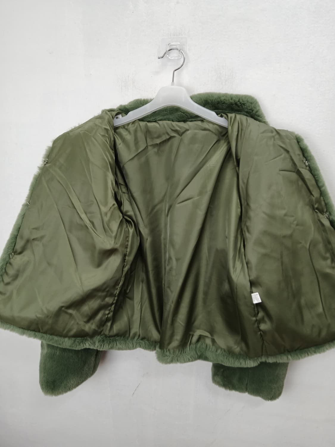 숏 퍼 자켓 그린 90 S 새제품 상품이미지4