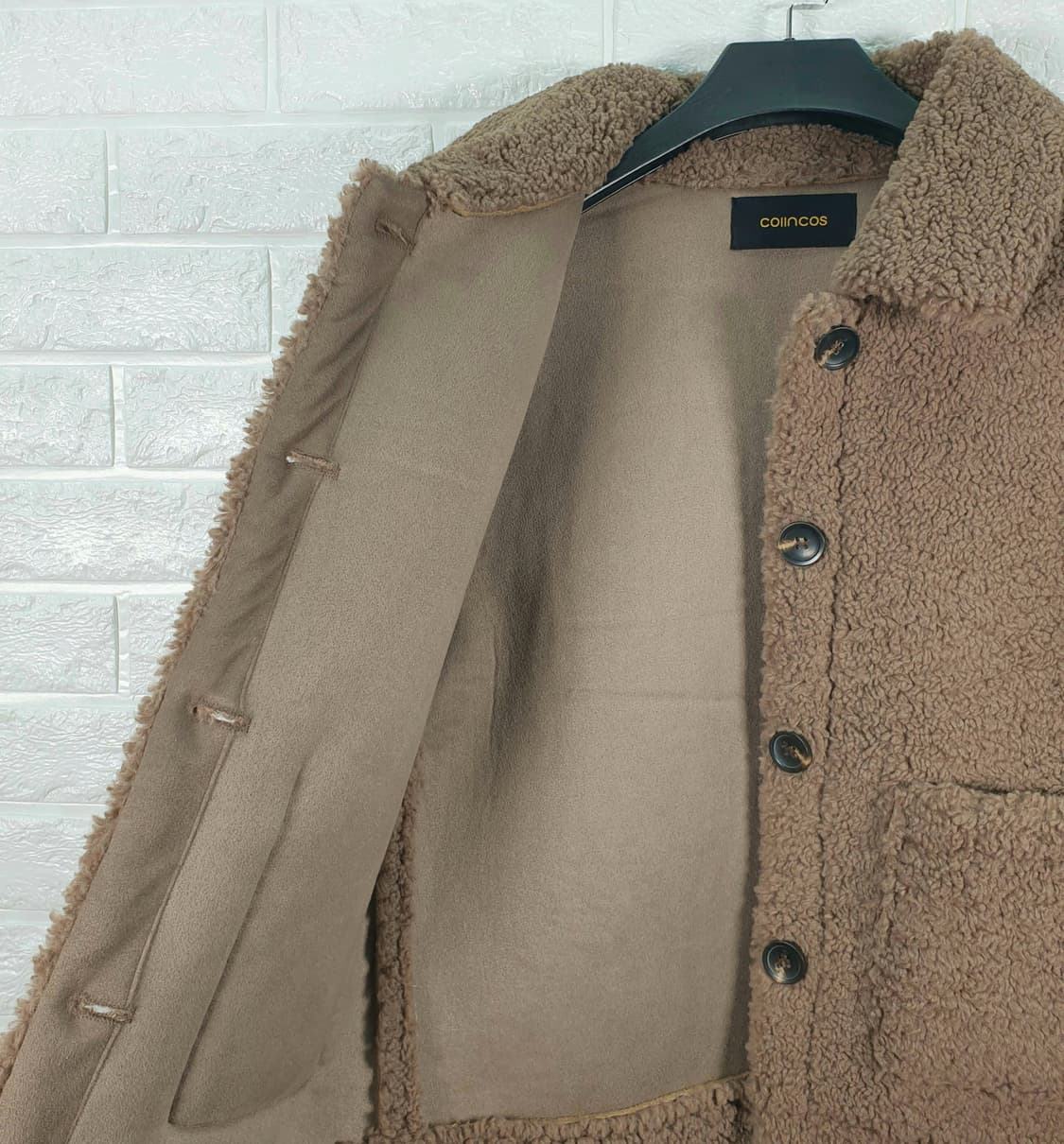 [F]코인코즈 에코 양털 무스탕 상품이미지7