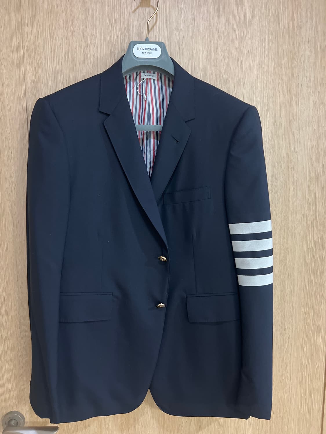 톰브라운 4선 수트 셋업 네이비 새상품 상품이미지5