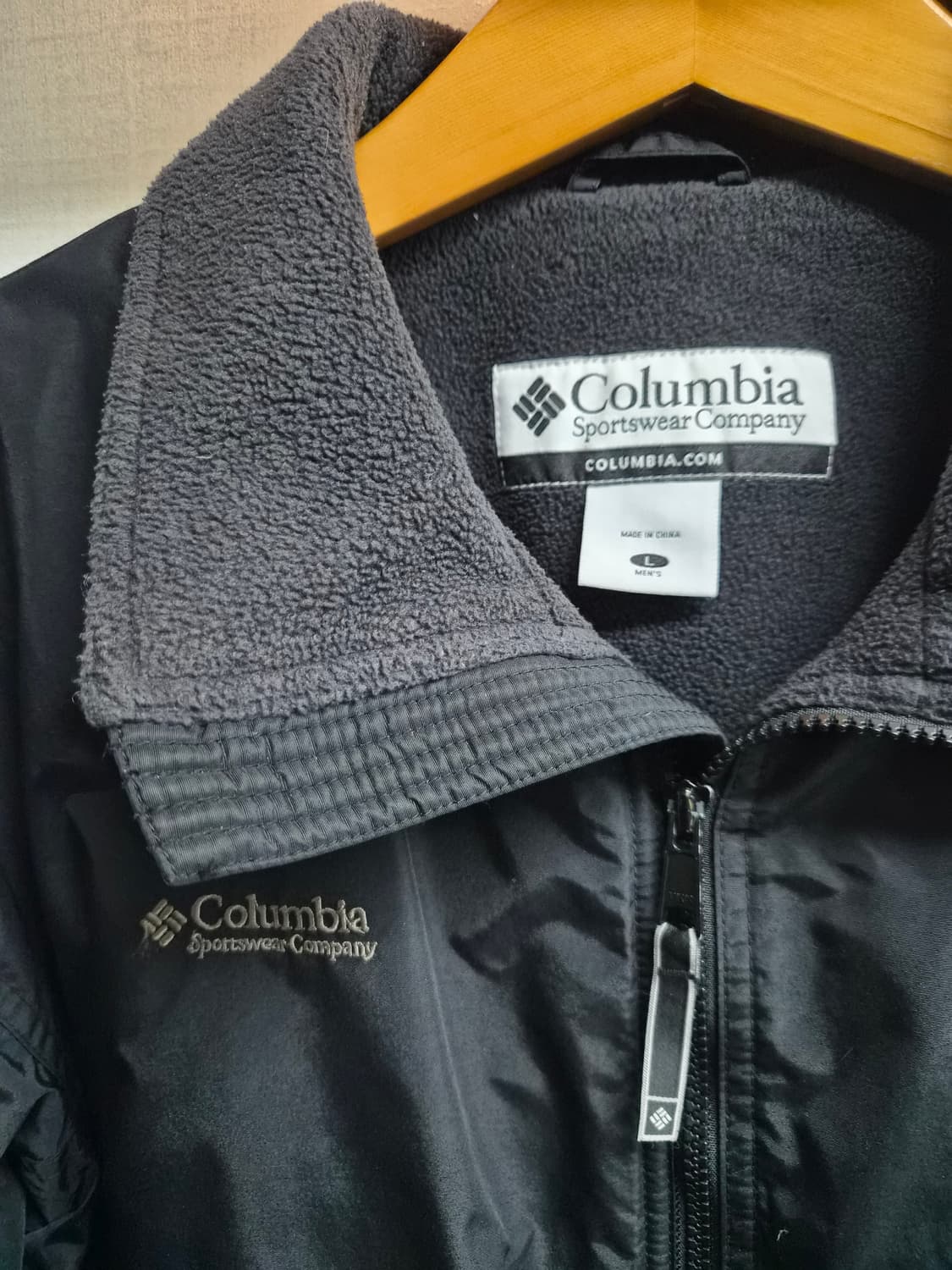 L/105) 컬럼비아 올드스쿨 기모 블루종 팝니다 상품이미지3