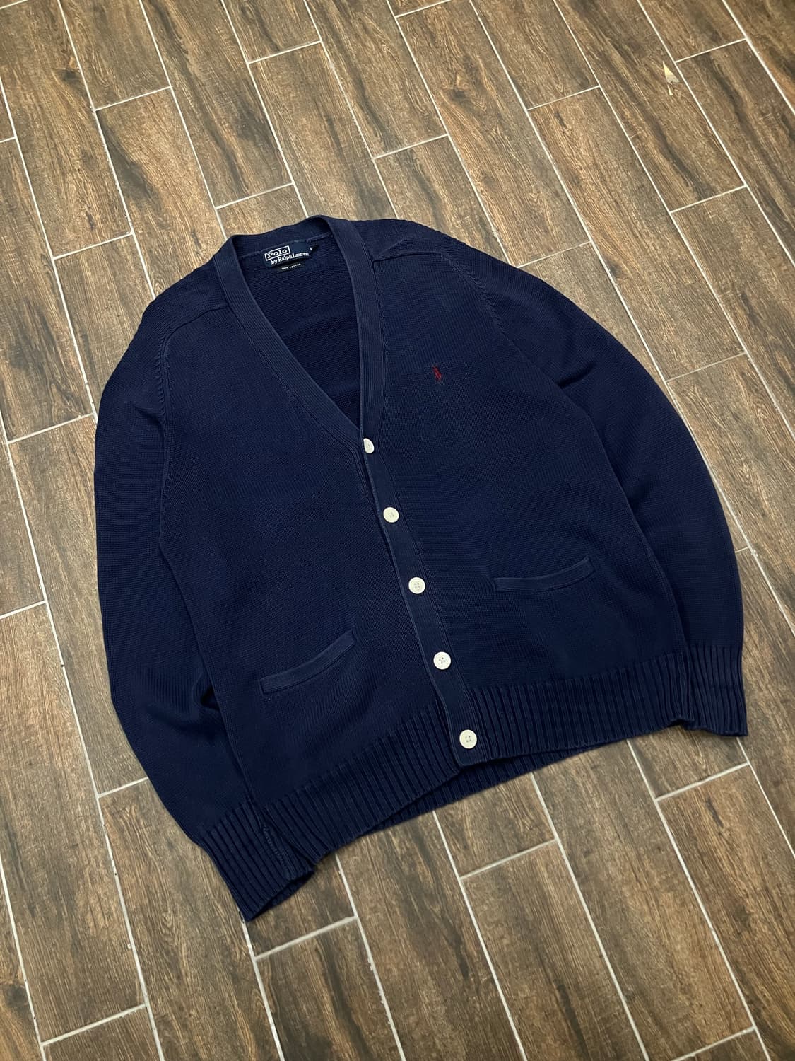 90s 폴로 랄프로렌 브이넥 오버핏 가디건 상품이미지3