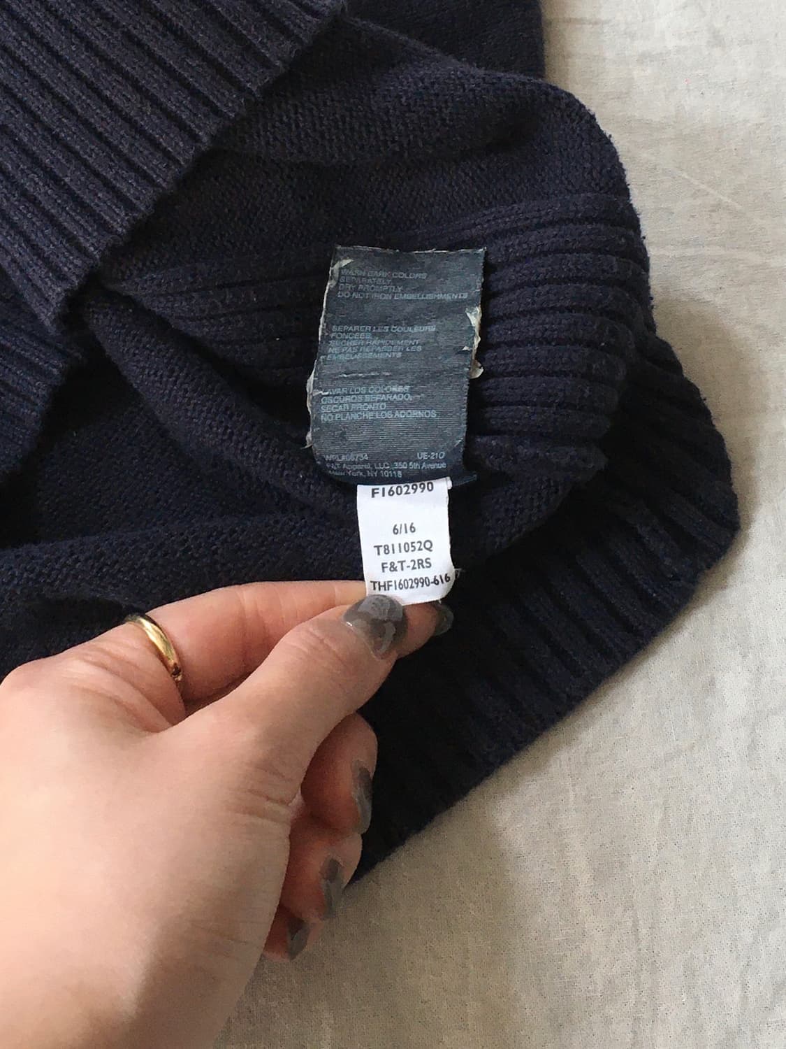 타미힐피거 반집업 니트 상품이미지6