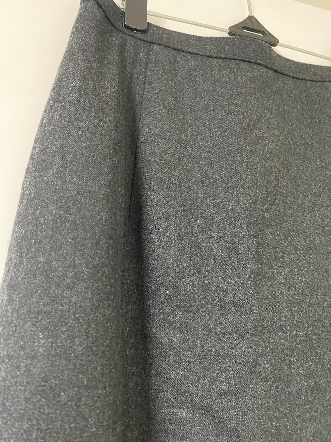 arnese 모직 캐시미어 백슬릿 롱스커트 상품이미지3