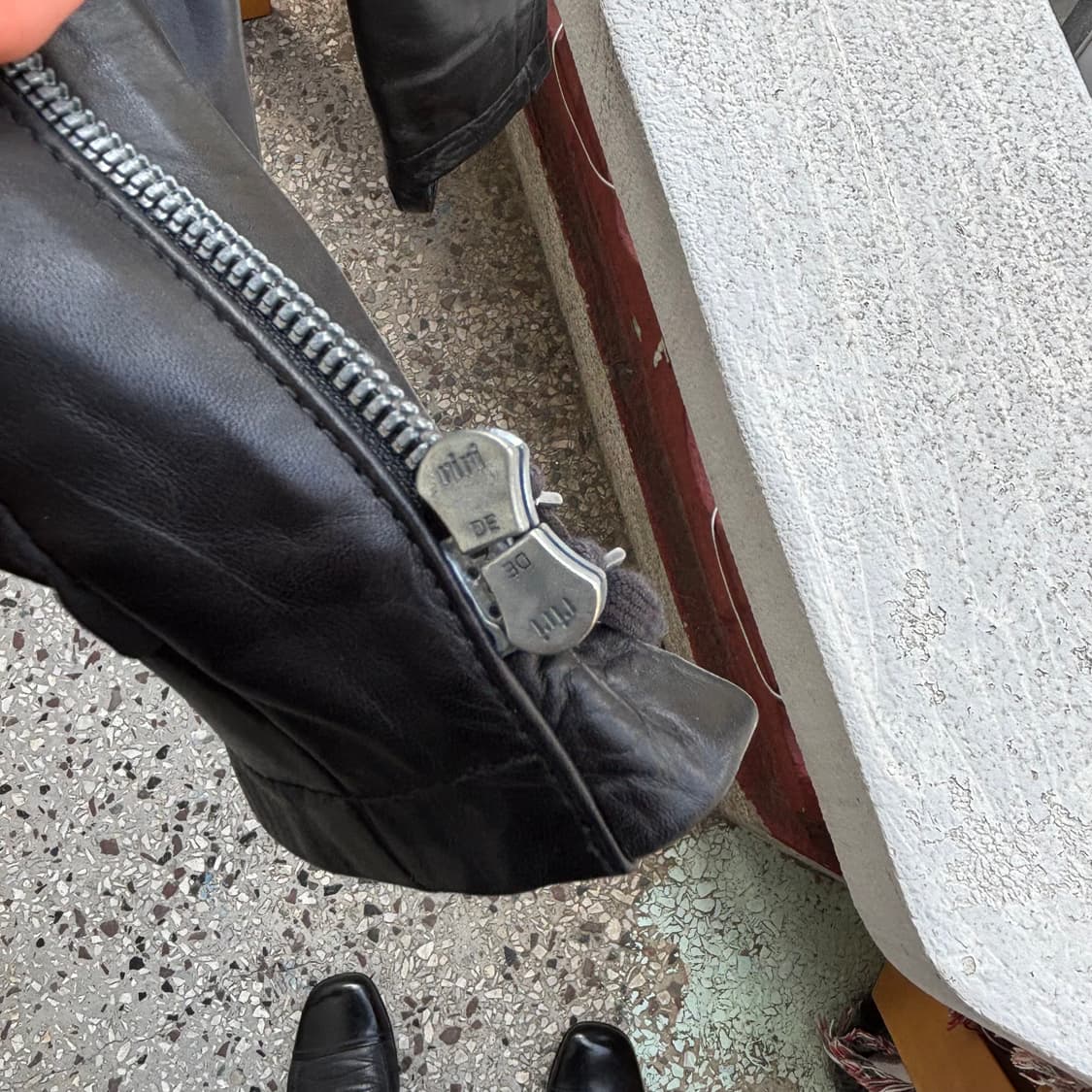 boris bidjan saberi calf skin lap jacket 상품이미지3