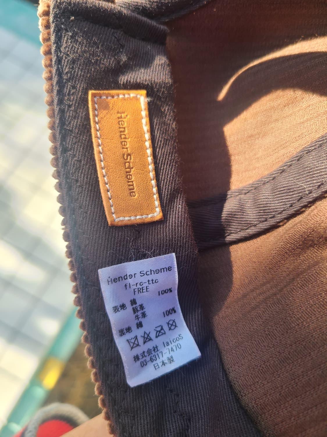 Hender Scheme - Corduroy Suade Brim Cap 상품이미지7