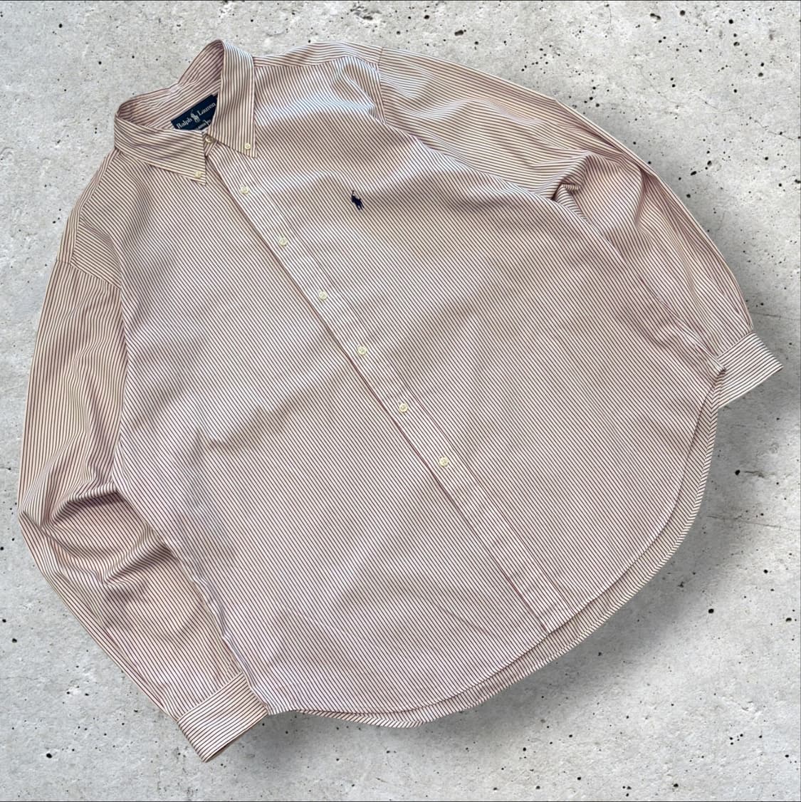 [2XL] 폴로 랄프로렌 클래식핏 스트라이프 셔츠 E305 상품이미지1