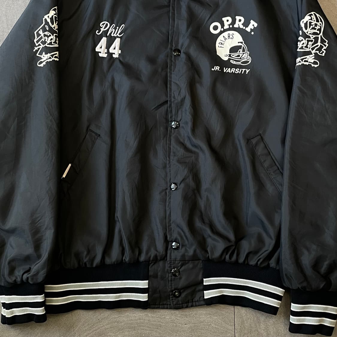Oprf 블랙 나일론 스타디움 나일론 자켓 상품이미지5