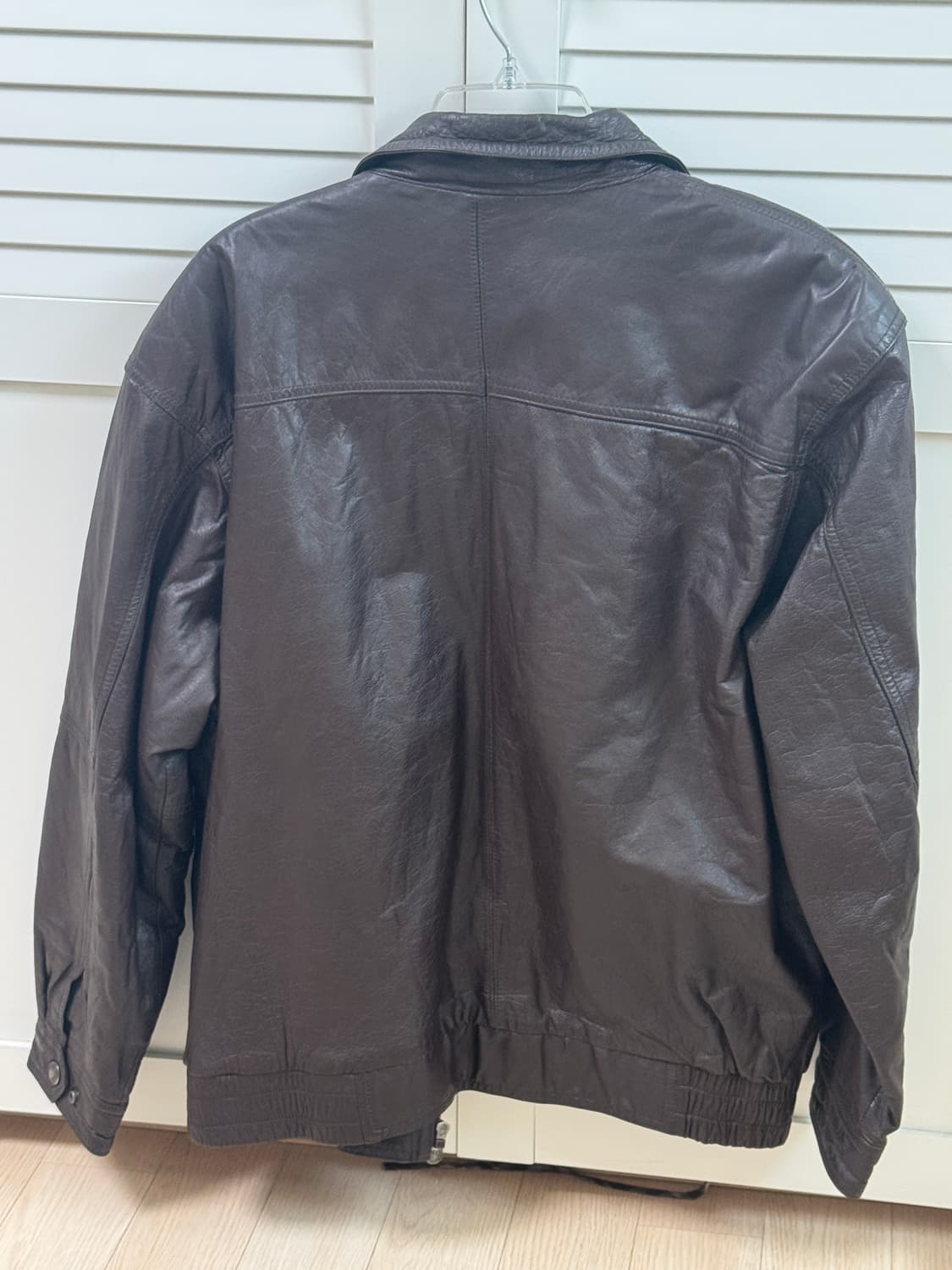 리얼레더 빈티지 봄버 자켓 상품이미지4