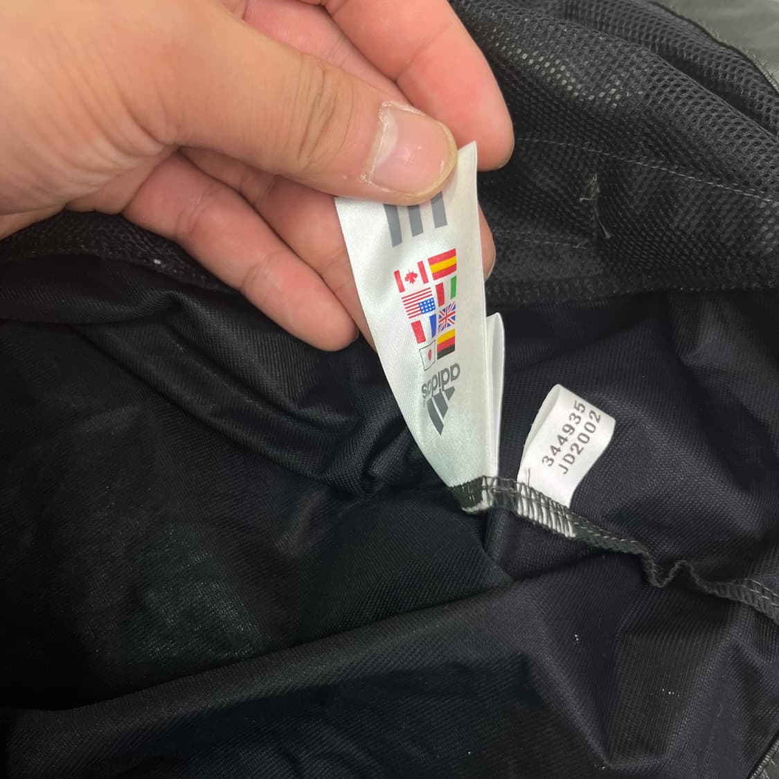 100 아디다스 레더 유광 바람막이 자켓  상품이미지5