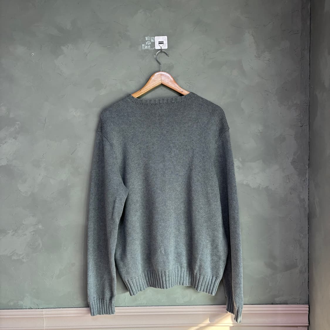 폴로 랄프로렌 라운드넥 니트 그레이 상품이미지4