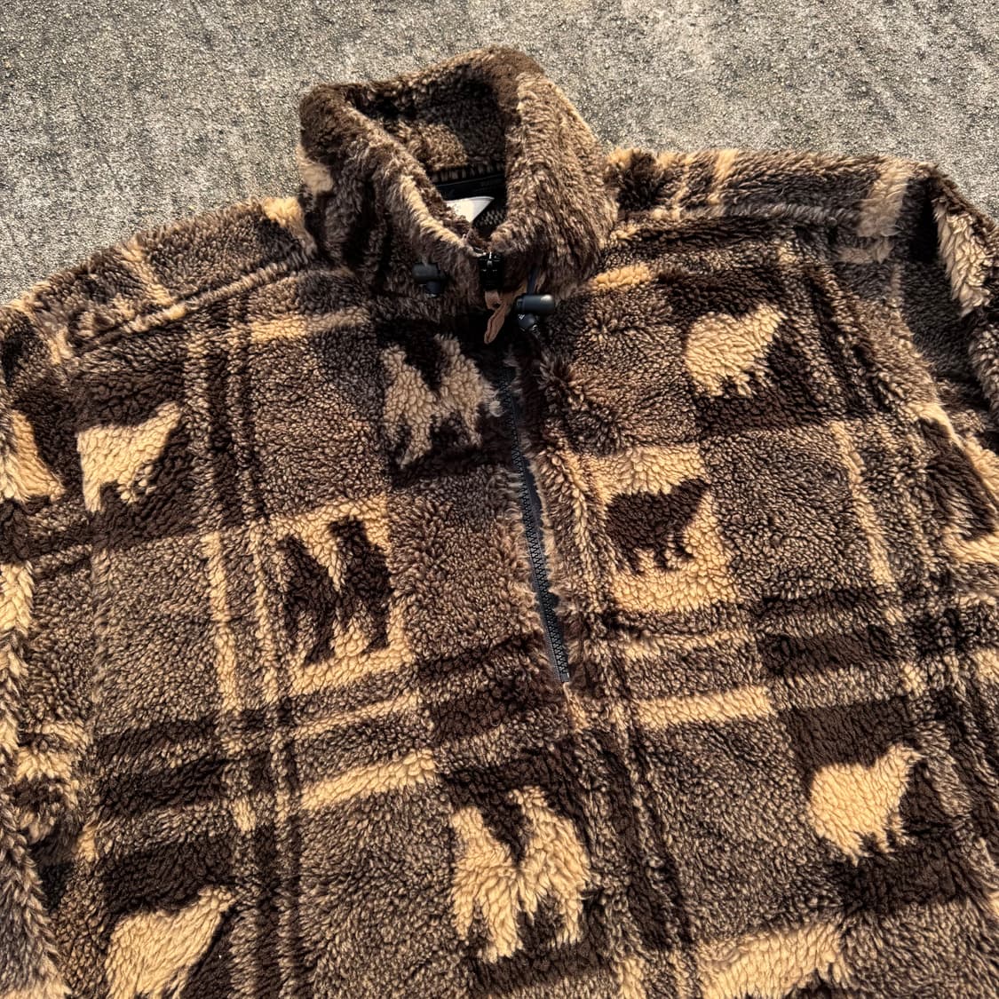 [L~XL] Woolrich 울리치 후리스 하프집업 자켓 상품이미지6