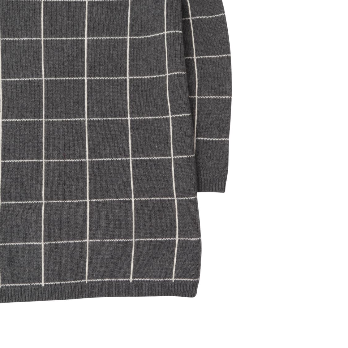 라코스테 그레이 체크 울 니트 원피스 상품이미지7