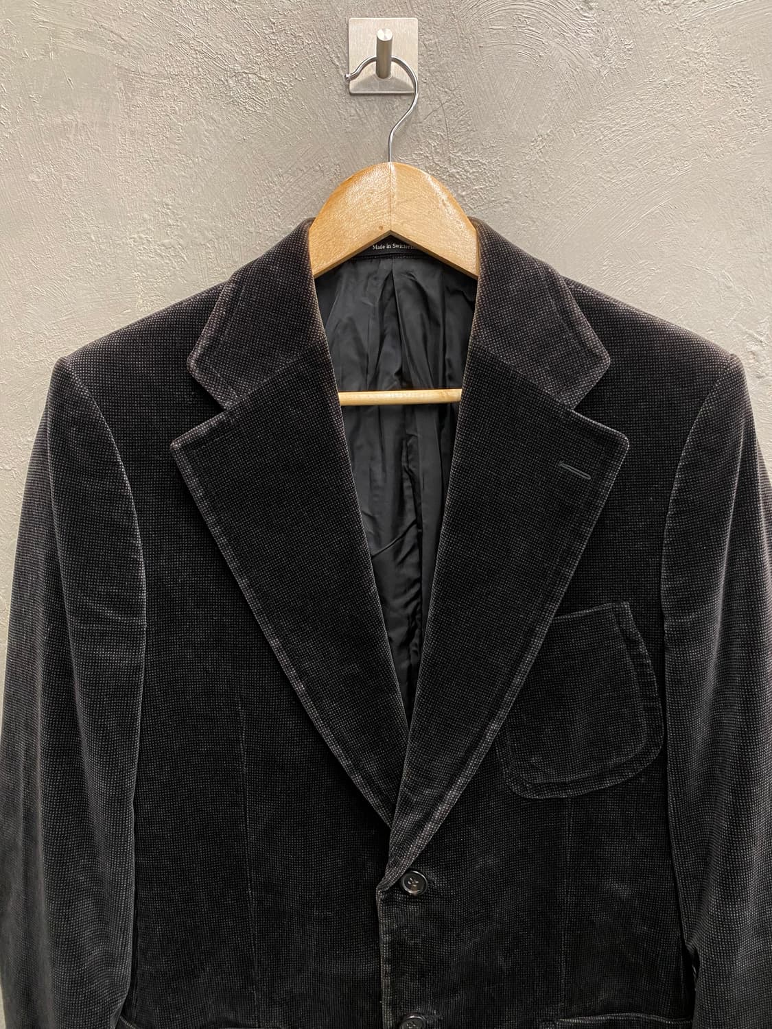 [46] GUCCI 구찌 벨루어 코튼 투버튼 블레이저 상품이미지2