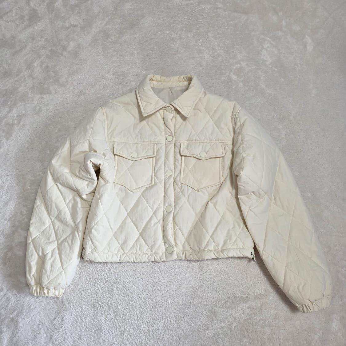 (F)여성 반에이크 퀼팅 패딩 자켓 상품이미지1