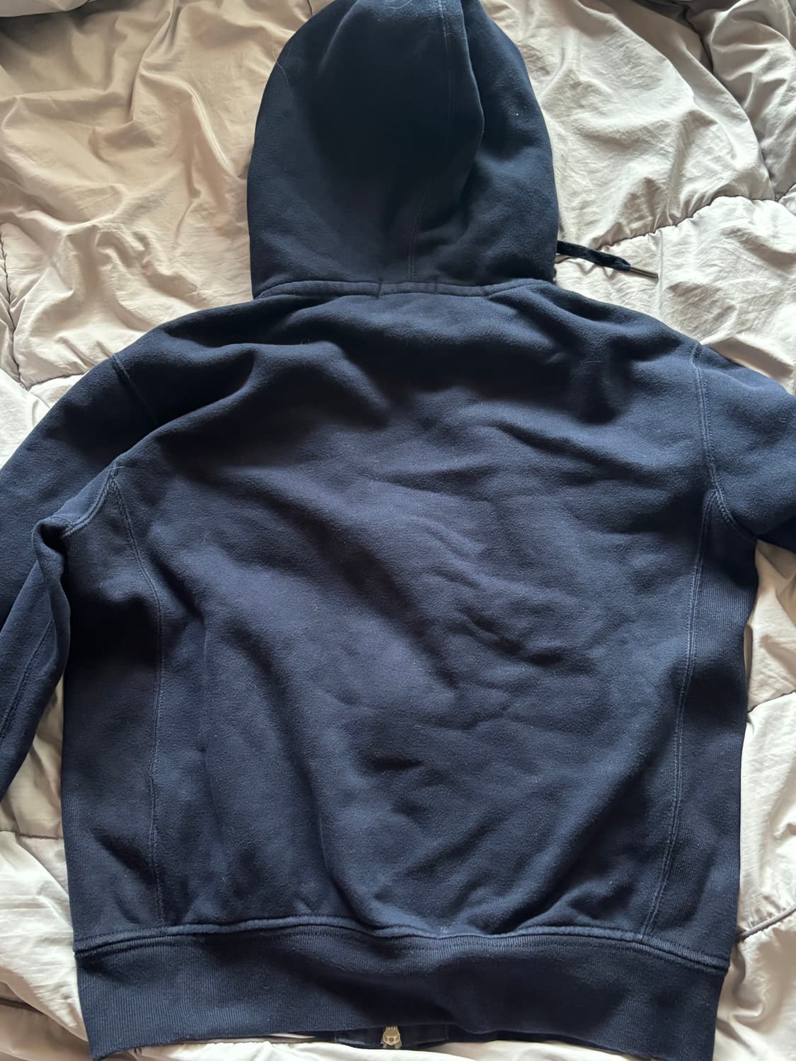 급처)폴로랄프로렌 빅포니 네이비 체크 후드집업 투웨이 상품이미지4