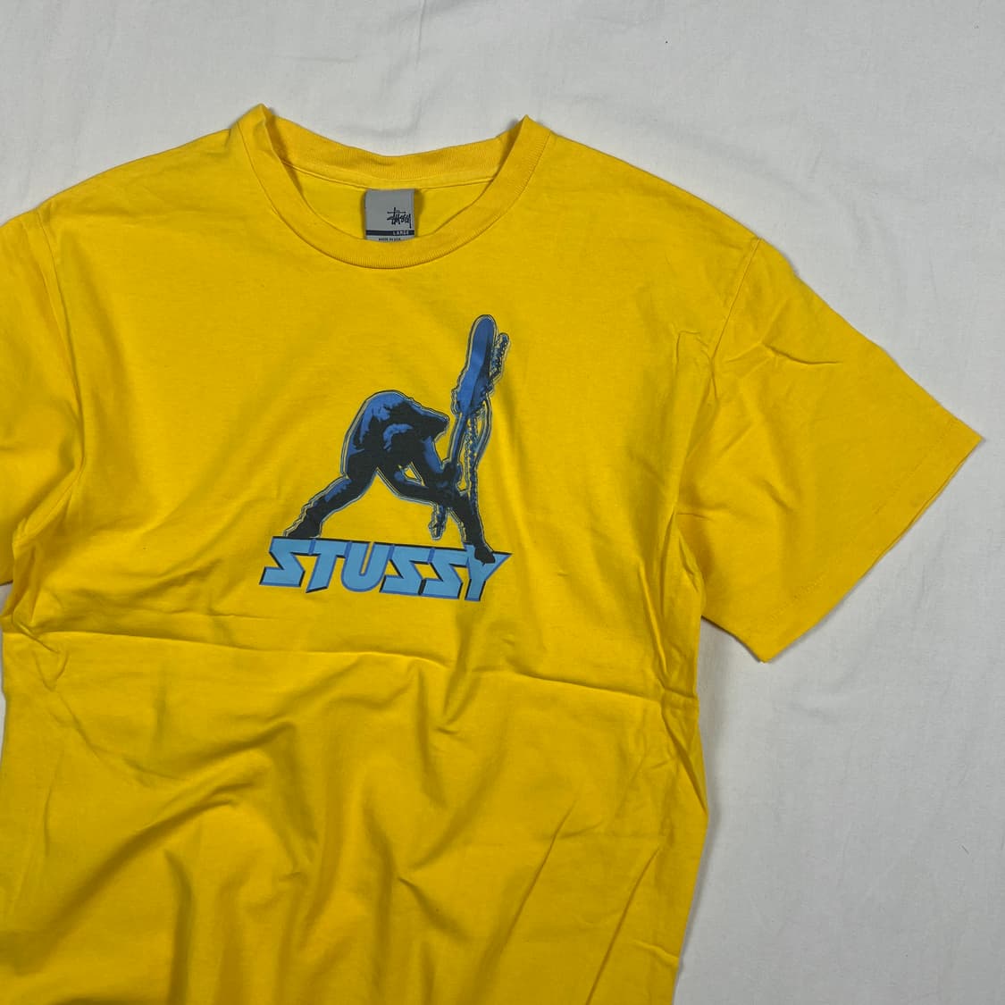 90‘s 스투시 stussy x the clash 프린트 반팔티 상품이미지3