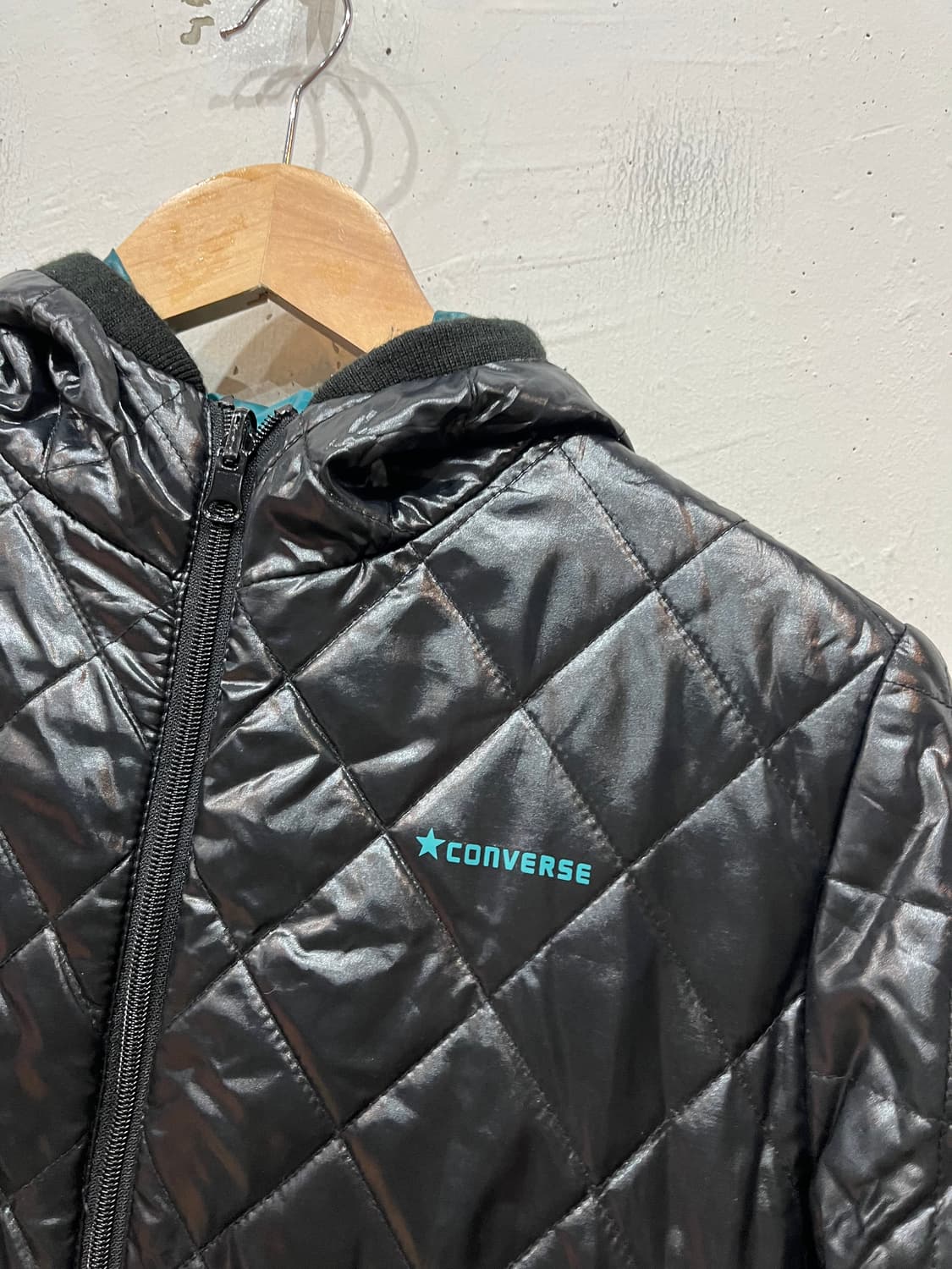 컨버스 재팬 리버시블 퀼팅 경량 패딩 상품이미지2