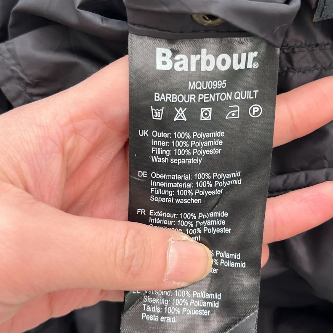 바버 라이트 패딩 r2046 상품이미지8