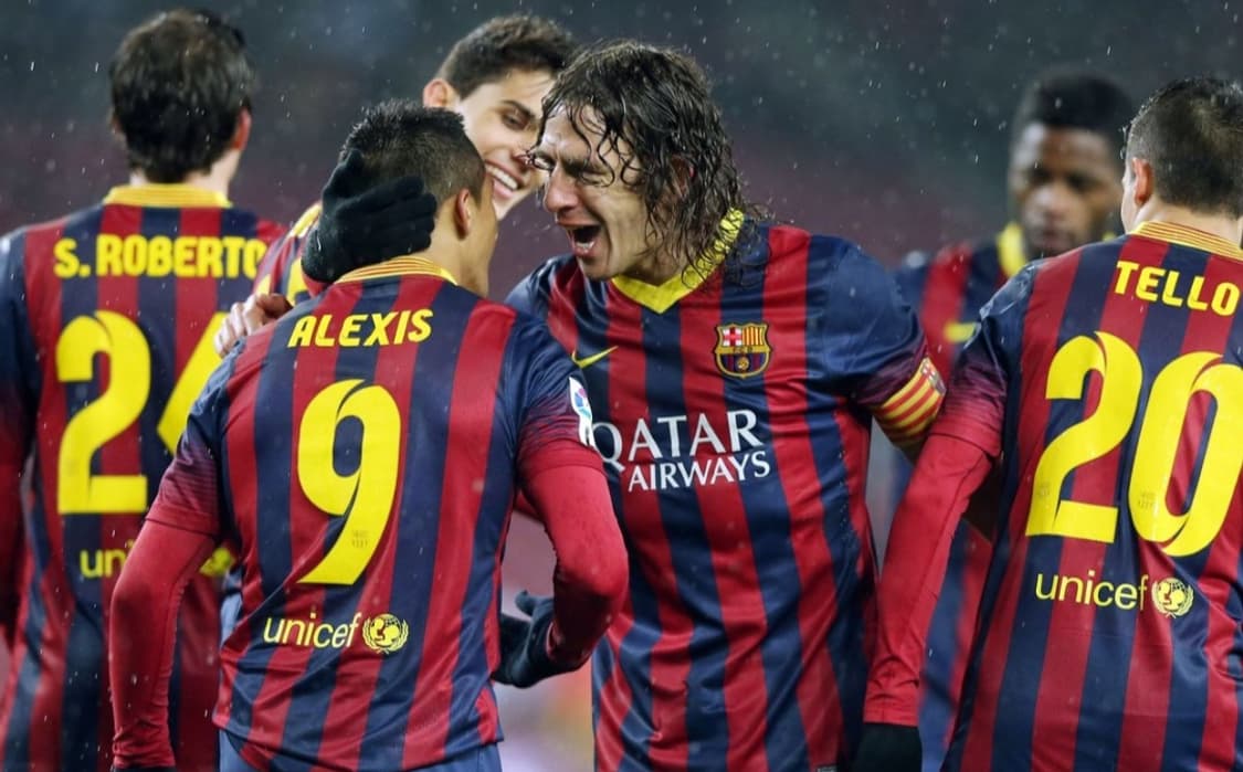 ♤필독♤ Feat 카를로스 푸욜 15/16 바르셀로나 홈 L <새상품> 상품이미지5