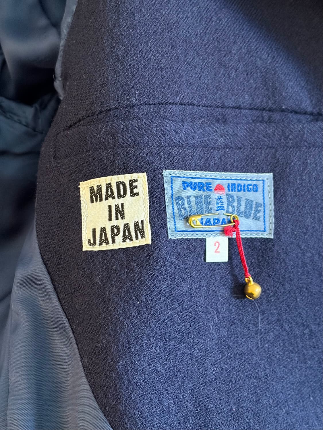 BLUEBLUE JAPEN  아리가토 인디고 블레이저 상품이미지3