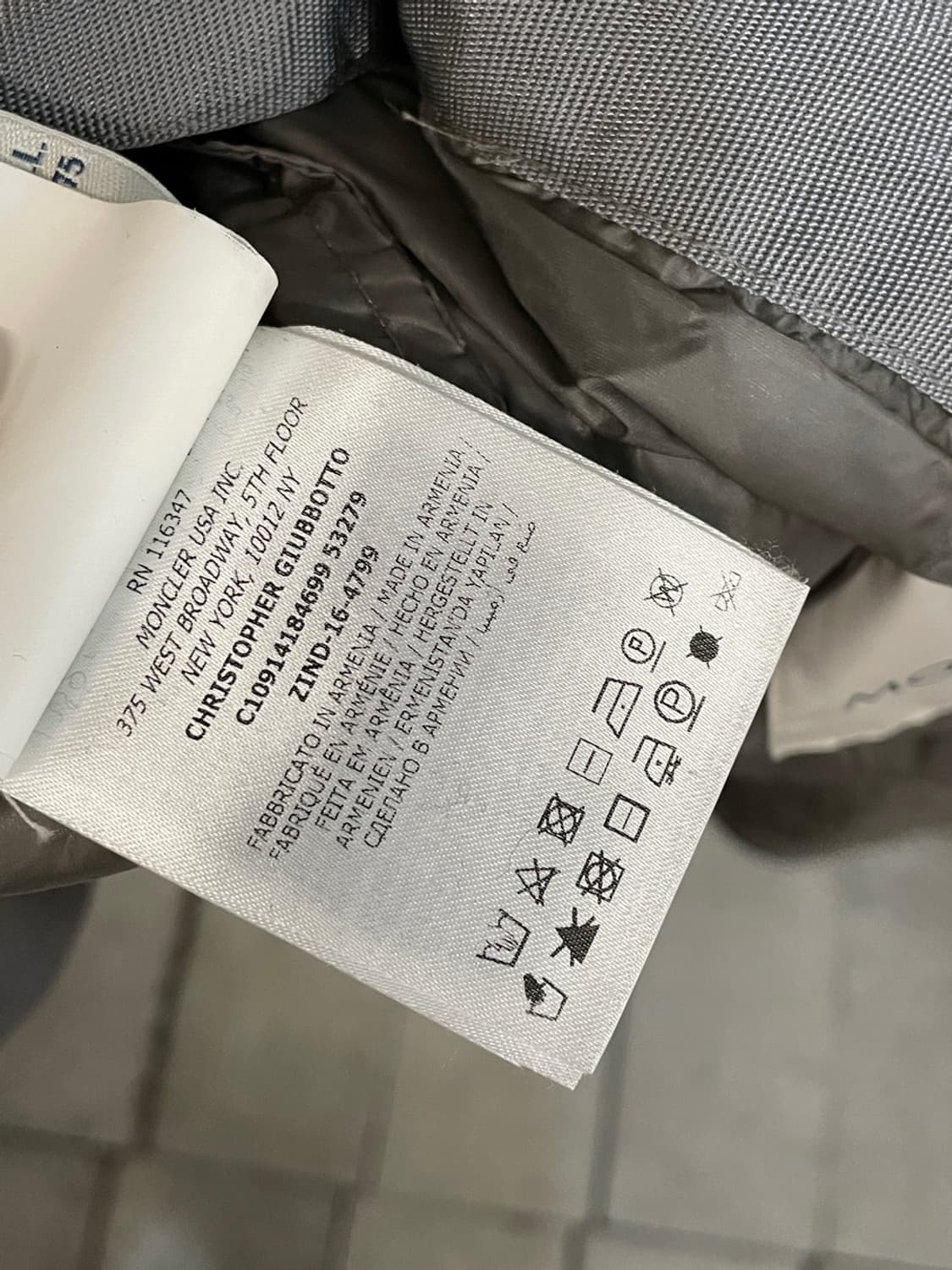 몽클레어 크리스토퍼 경량 패딩 상품이미지7