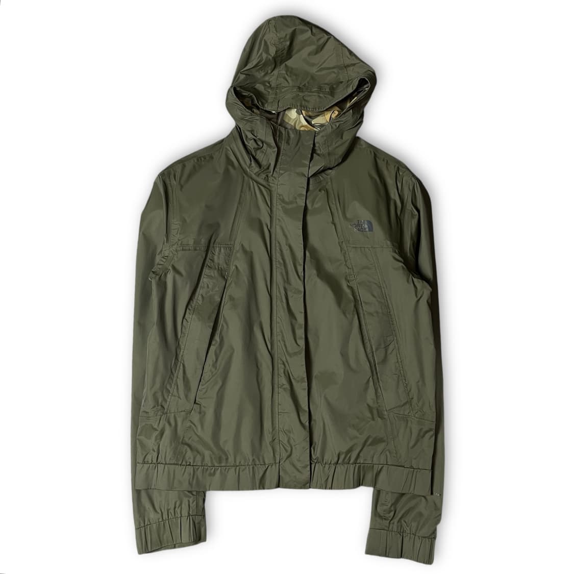 노스페이스 카키 나일론 바람막이 자켓 S 상품이미지8