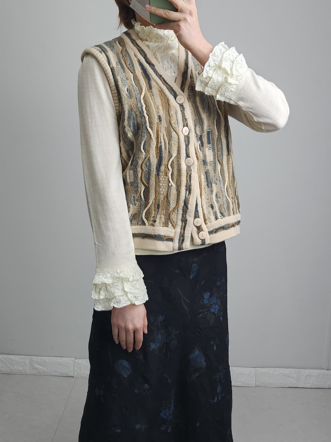 (Purely Australian)케이블 니트 베스트 상품이미지5