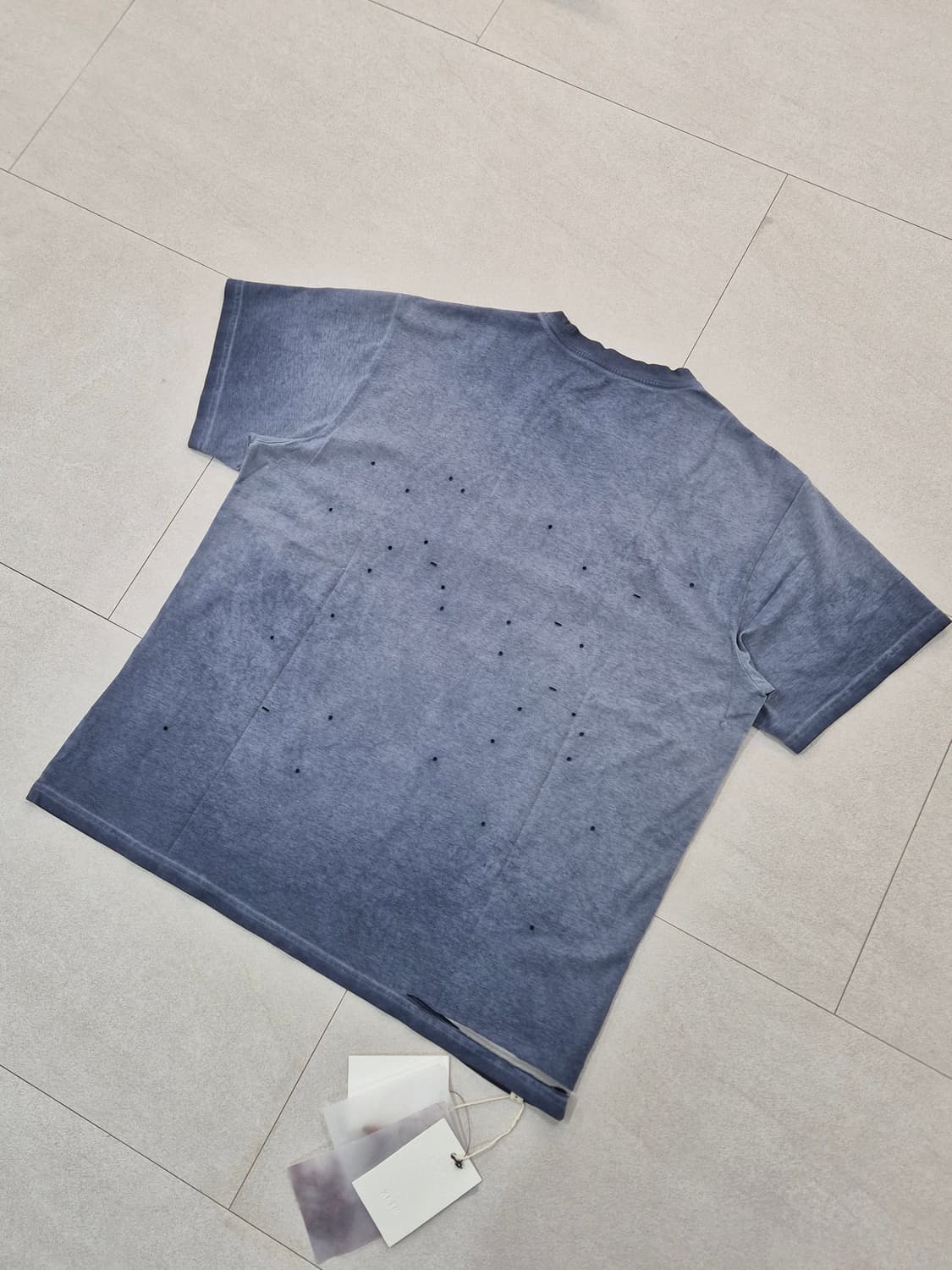 (새상품) XLIM EP.8 03 T-SHIRT WASHED BLUE M 상품이미지3