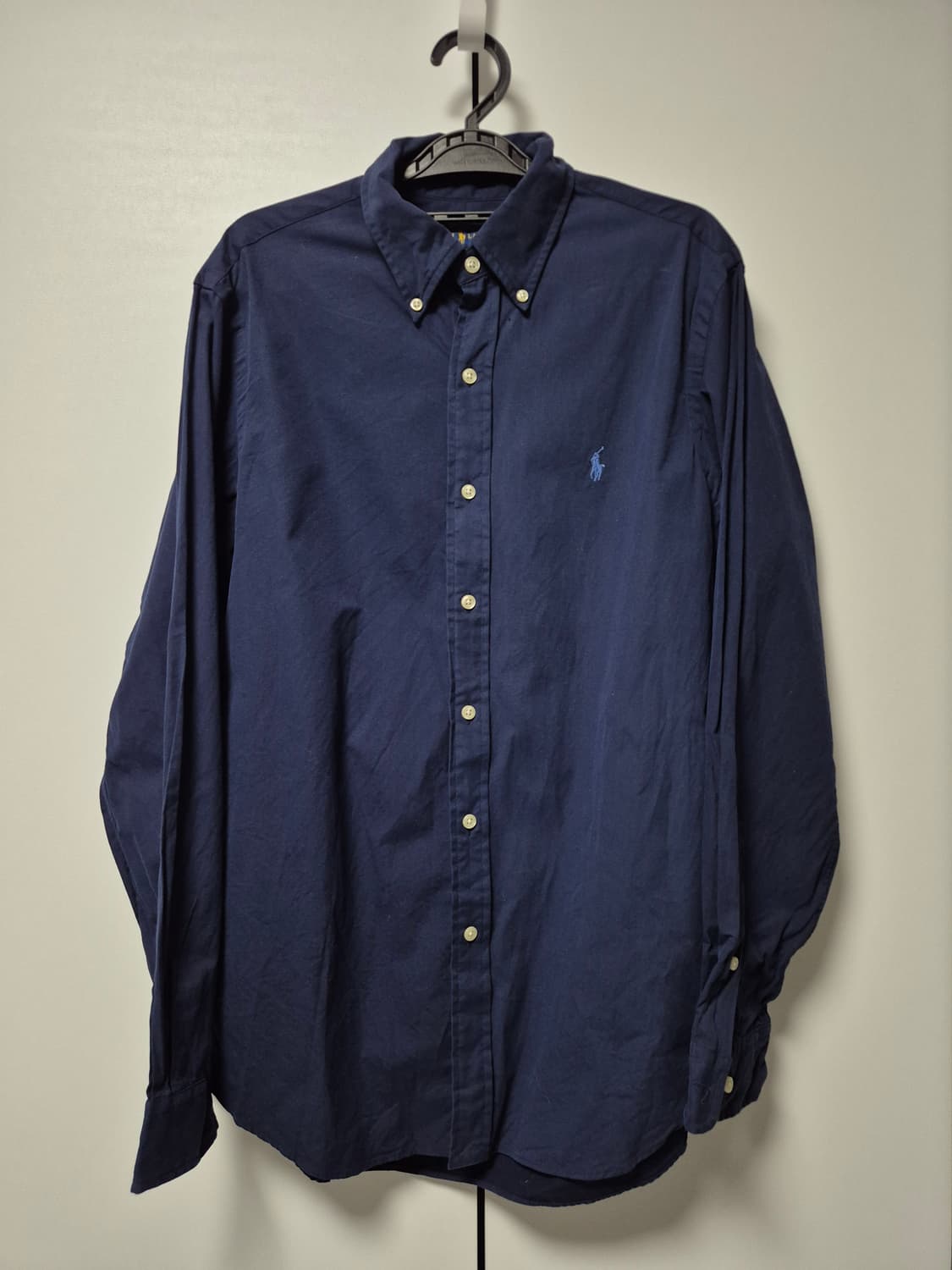 폴로랄프로렌 네이비 솔리드 셔츠 남성 95사이즈 상품이미지1