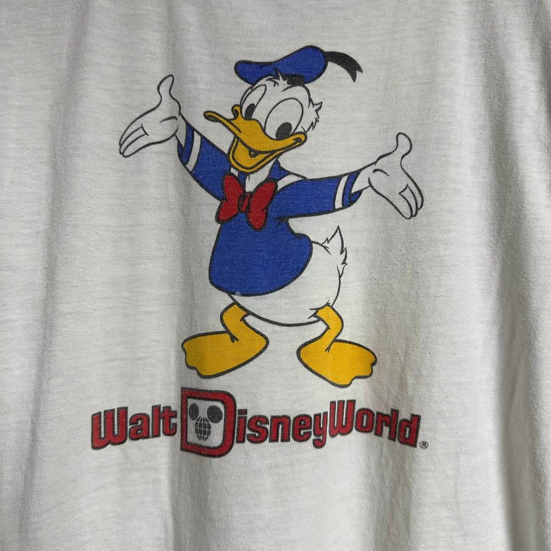 빈티지 80s 디즈니 도날드덕 링거티 상품이미지5