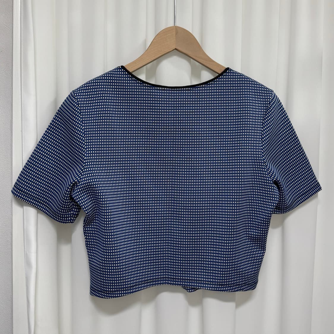 ZARA 자라 반팔 패턴 집업 상품이미지8