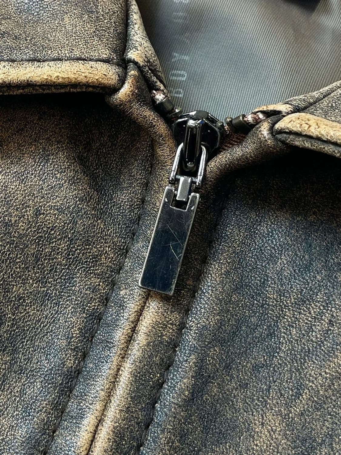 톰보이 00s 페이딩 A-2 플라이트 양가죽 자켓 A1402 상품이미지3