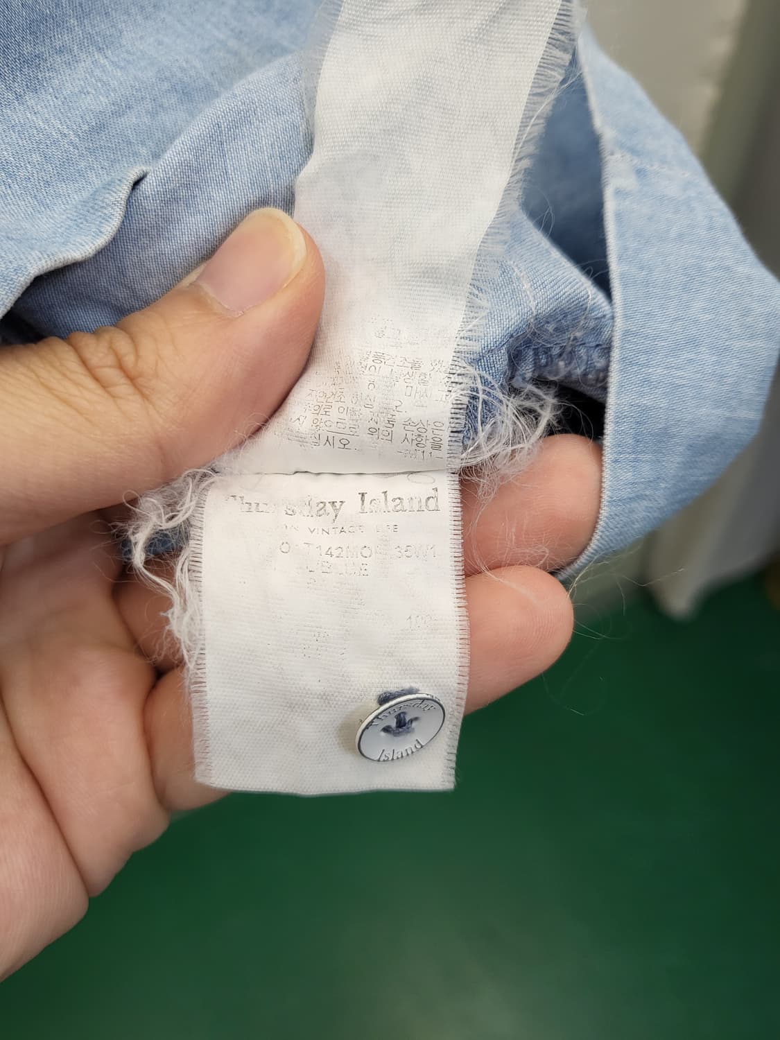 써스데이 아일랜드 청 원피스 상품이미지4