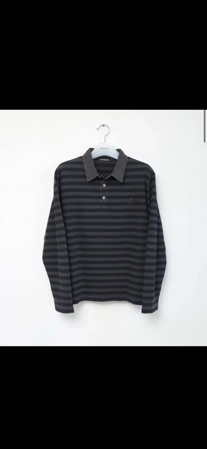 해칭룸 스트라이프 VTG 긴팔 폴로티 3 상품이미지1