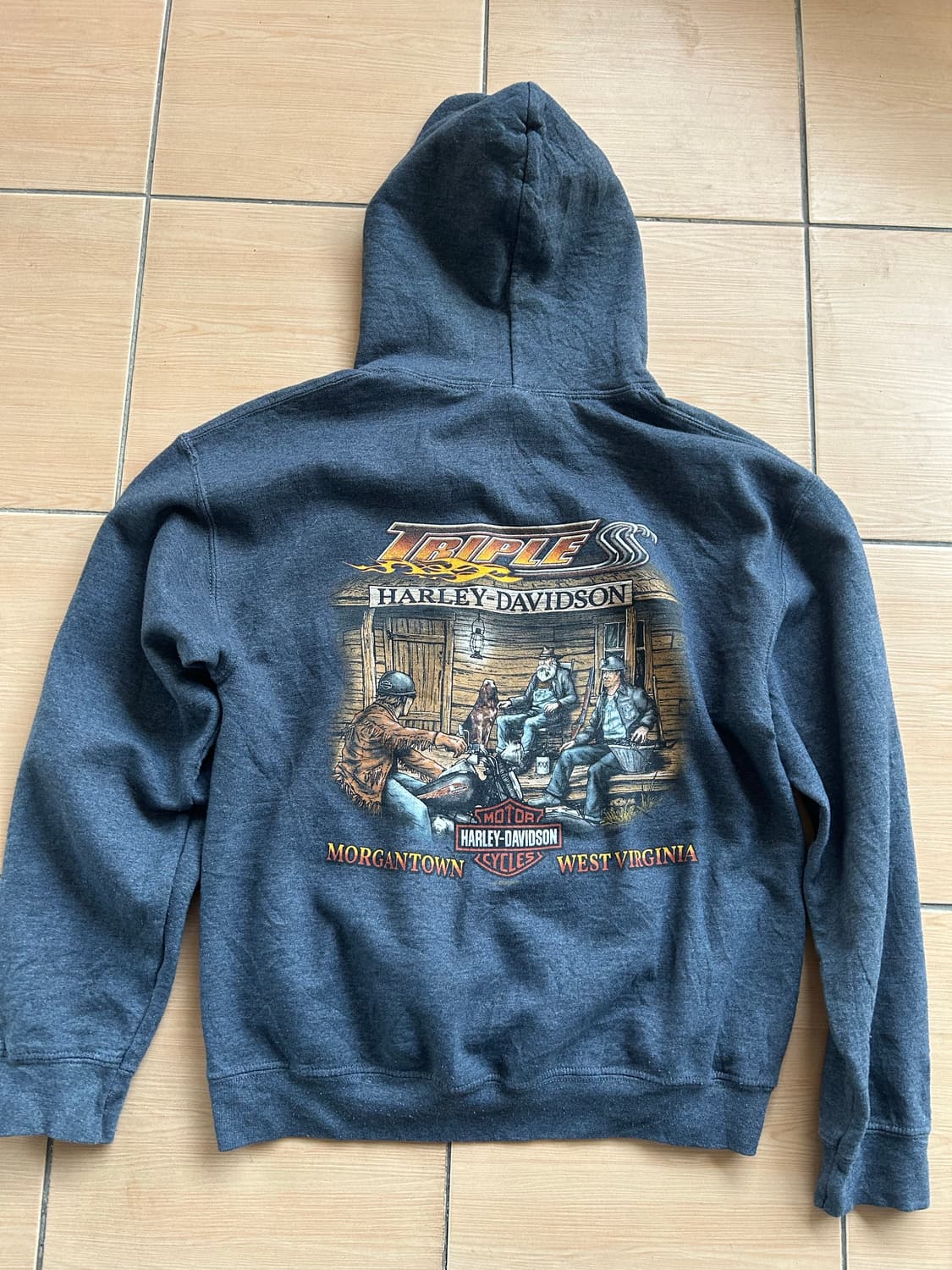 할리데이비슨 바&실드 후디 상품이미지3