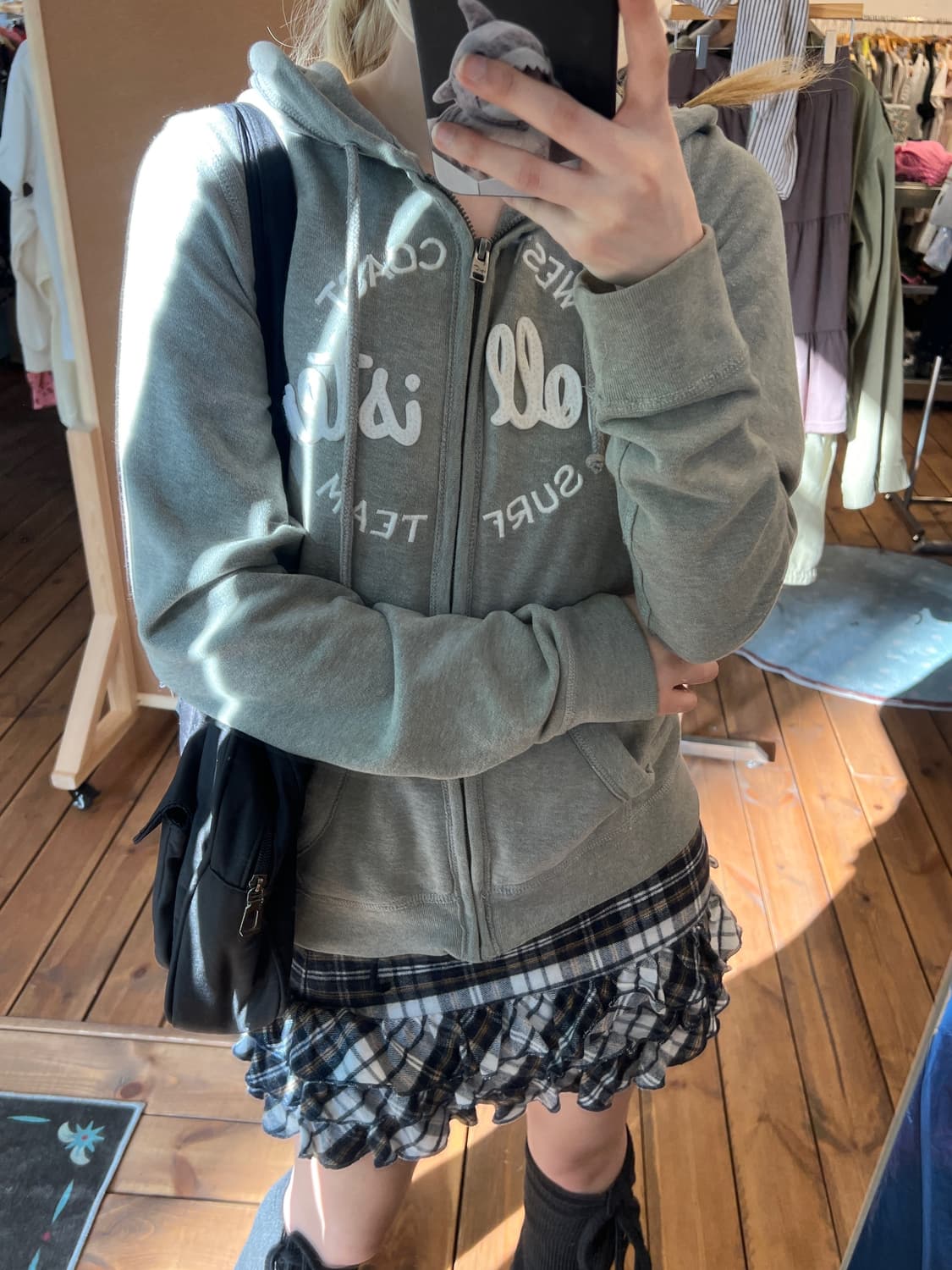 Hollister 그레이 후드집업 상품이미지6