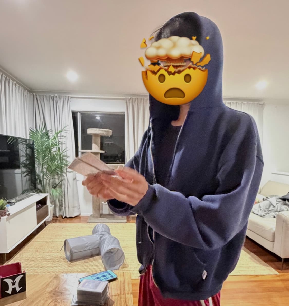 00s 러셀 에슬레틱 네이비 후드 집업 S 상품이미지9