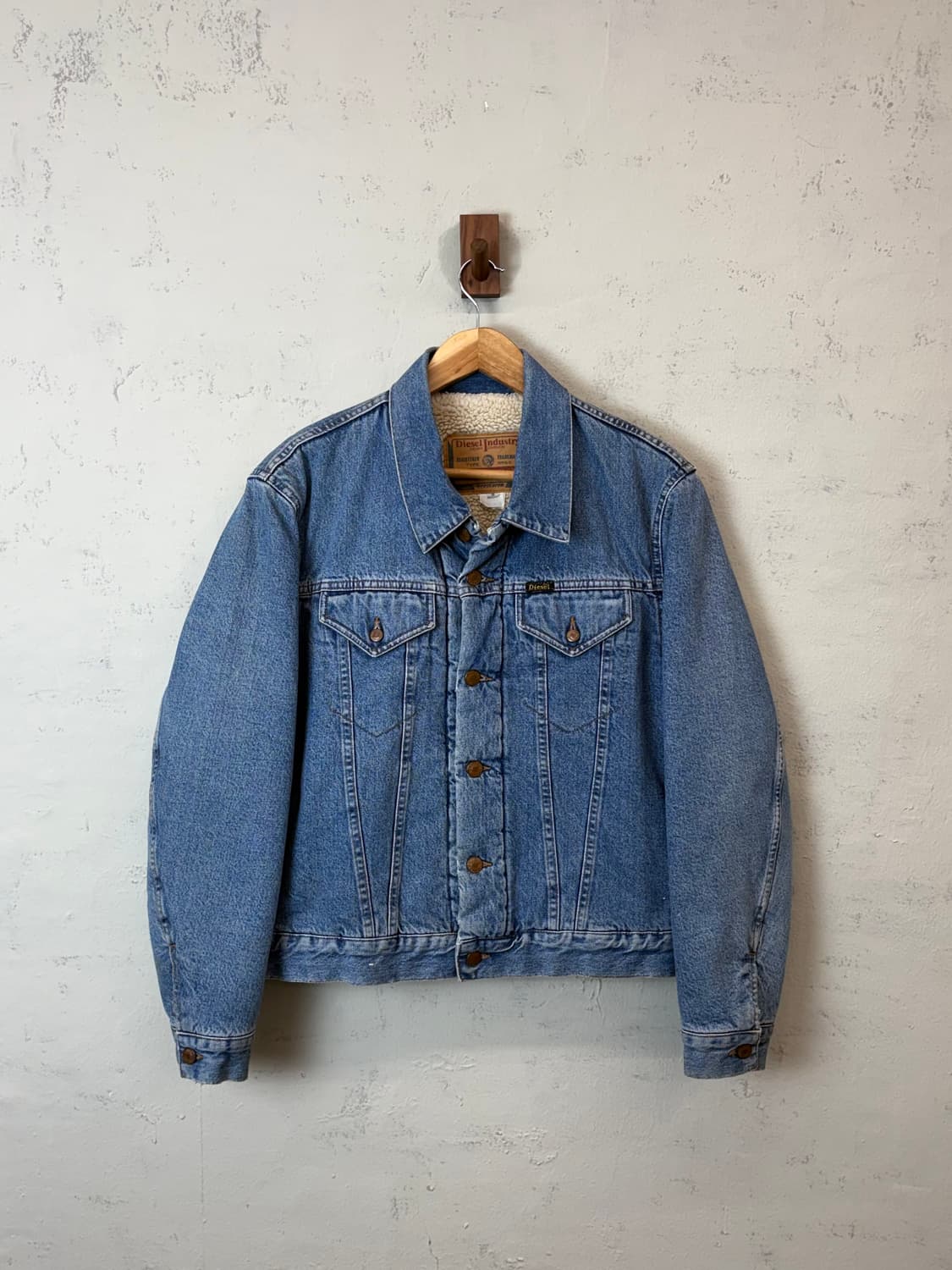 디젤 빈티지 데님 쉐르파 자켓 상품이미지1