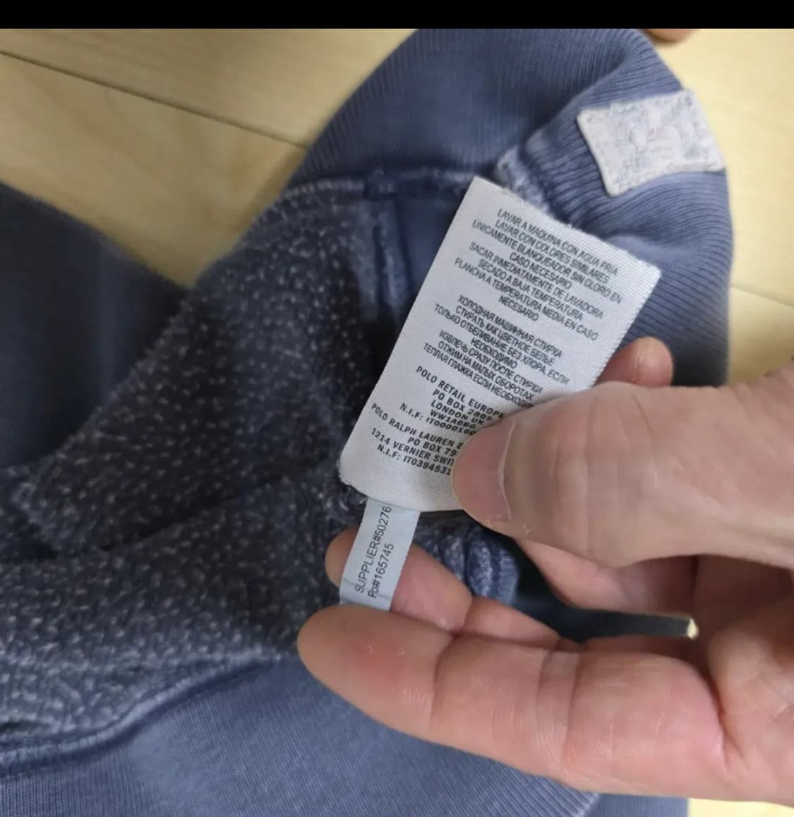 XL) 더블알엘 스웻셔츠 (빈티지네이비 더블탭스 맥코이 rrl) 상품이미지5