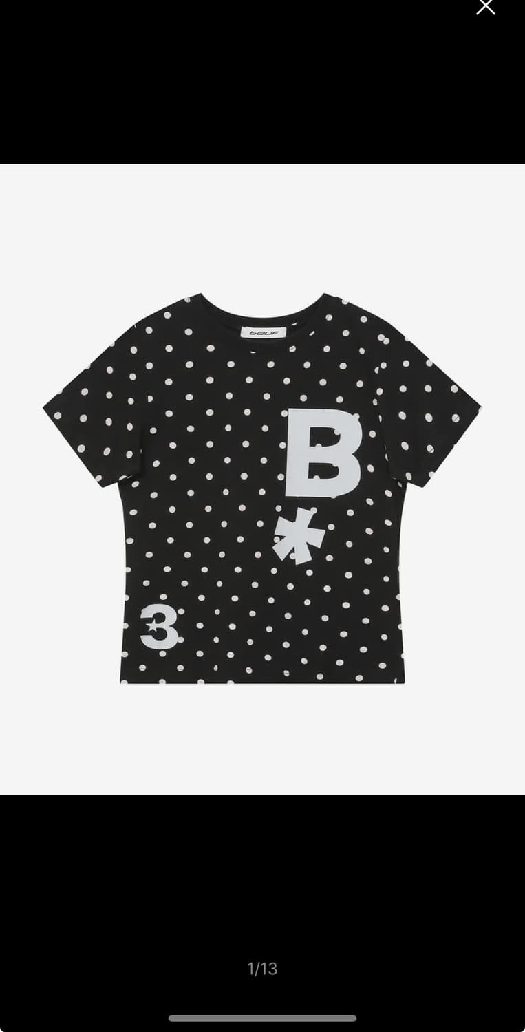 바우프 b logo 슬림핏 티셔츠 상품이미지1