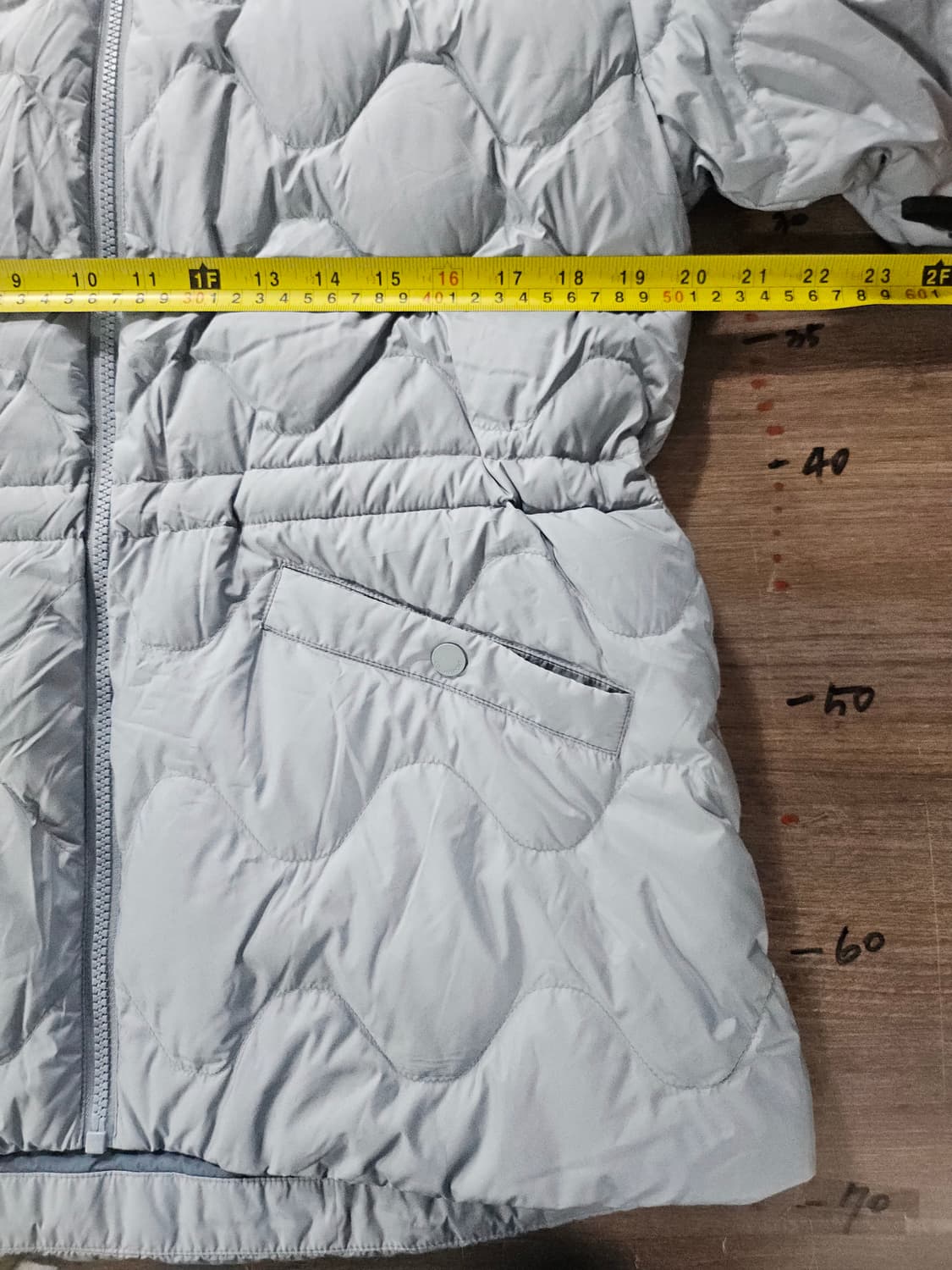 코오롱 스포츠  연하늘 구스 다운 패딩 95 상품이미지9