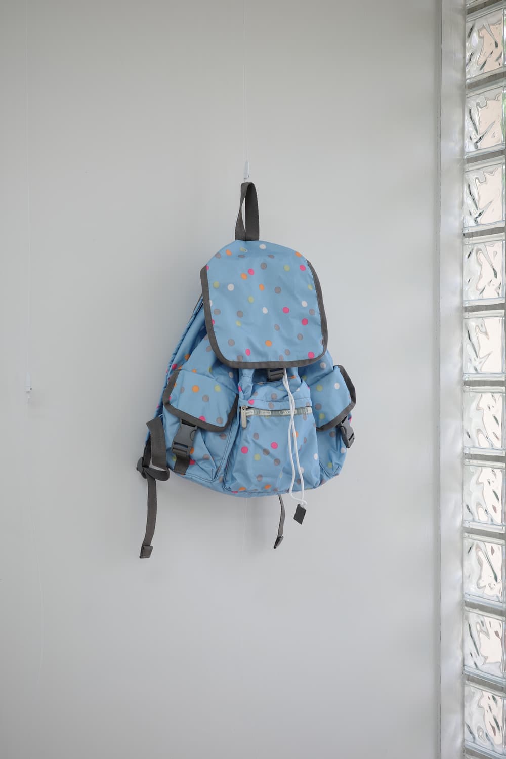 Lesportsac sky-blue dot backpack 상품이미지2