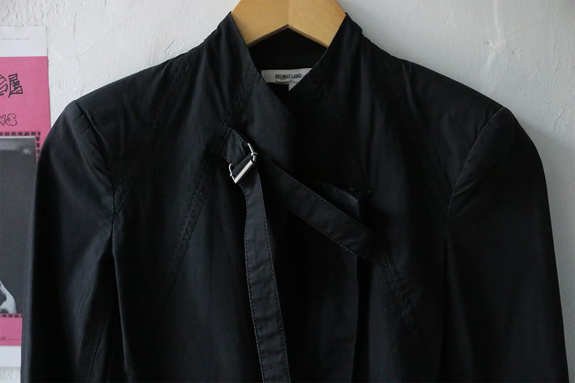 헬무트 랭 블랙 비대칭 자켓 상품이미지5